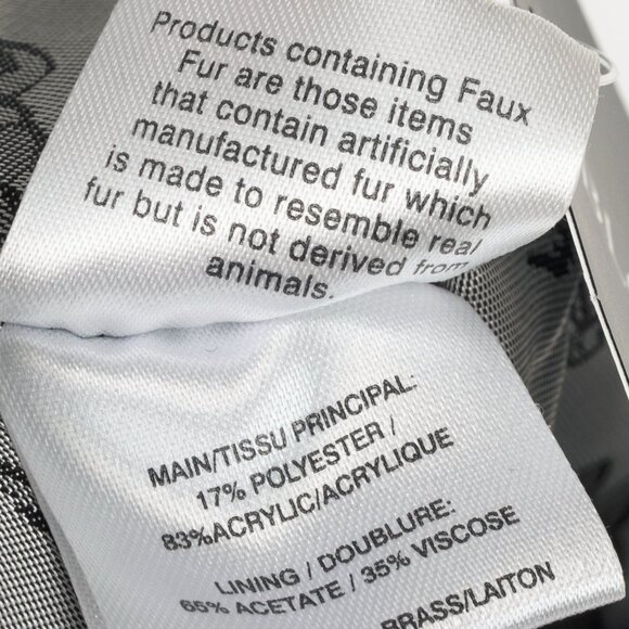 Shrimps Dexter Black Faux Fur Crystal-Embellished Jacket - Picture 12 of 13